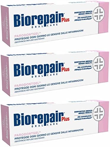 BiorePair Parodontgel® משחת שיניים יומית - 2.54 צינורות אונקיות נוזלים [יבוא איטלקי]